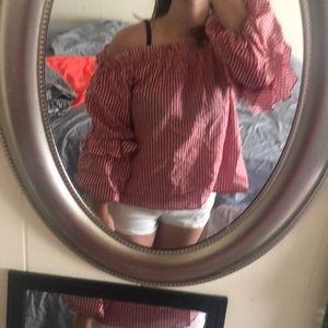 Off the shoulder shirt